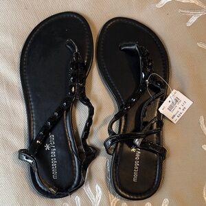 Montego Bay Club Glossy Black Sandals